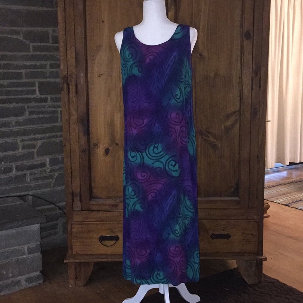 Liz Baker multi colored sun dress.